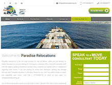 Tablet Screenshot of paradisepacking.ae